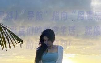 “导航”指向“网曝黑料”，揭开那些影星们的秘密生活，就像看他们的迷失假期！